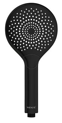 WENKO Duschkopf Watersaving ABS Schwarz Universalanschluss Durchlauferhitzer - Bild 1 von 4