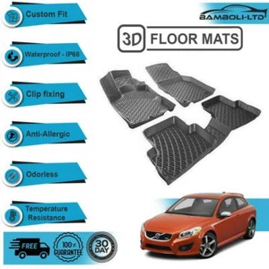 3D Molded Interior Car Floor Mat for Volvo C30 2006-2013(Black) - Picture 1 of 7