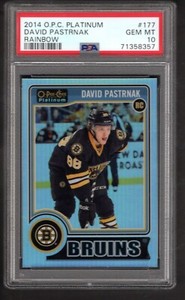 DAVID PASTRNAK 2014-15 O-Pee-Chee Platinum ROOKIE RAINBOW PSA 10 Gem Mint RC