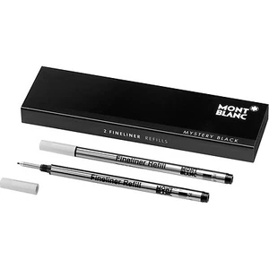 2x FINELINER-MINE MONTBLANC B SCHWARZ / REFILL MYSTERY BLACK, 105170 - Bild 1 von 1
