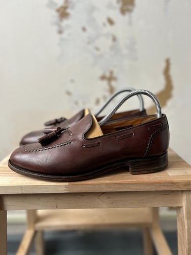 Burberry mocassini vintage nappa scarpa pelle taglia 8