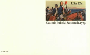 US UX79 MNH Casimir Pulaski, Savannah, 1779 - Picture 1 of 1
