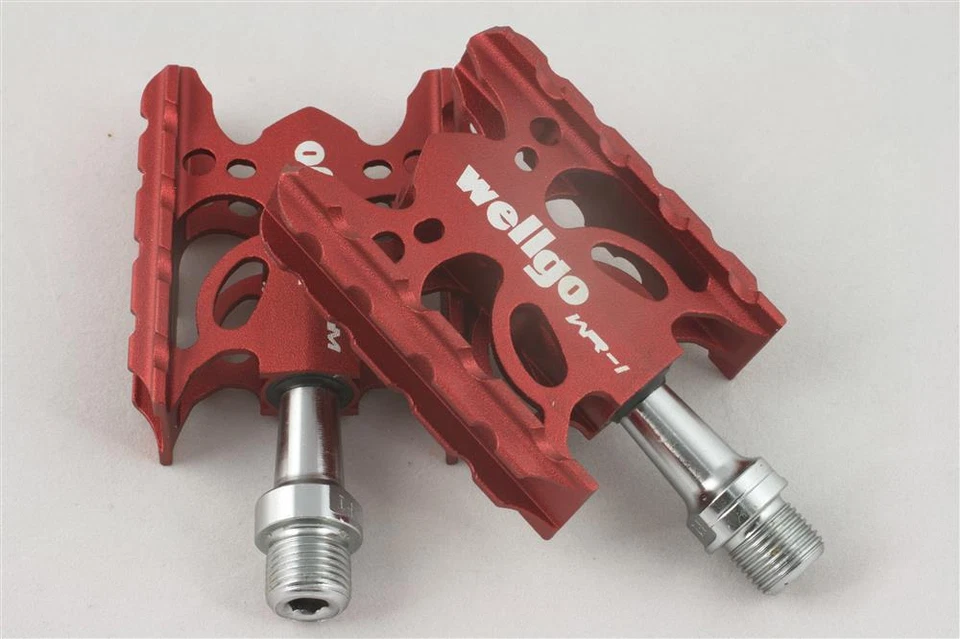WELLGO WR-1 WR1 Cycling Bike Pedal for MTB Road Red - Image 1 of 1