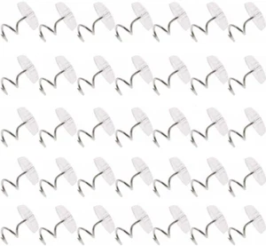 30 Pcs Twist Pins Upholstery Clear Heads Slip Cover Fasteners Headliner Pins For - Picture 1 of 5