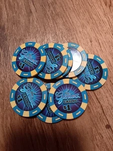 The Gardens Casino, Hawaiian Gardens, Los Angeles, CA. 1 $1 chip - Picture 1 of 1
