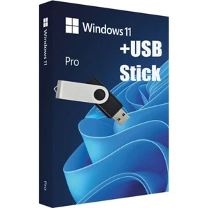 Windows 11 Pro 64 bit (Retail License) + Bootable USB Stick version 24H2 - Afbeelding 1 van 7