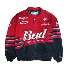 Vintage Dale Earnhardt Jr Budweiser Jeff Hamilton Racing Jacket 2XL NASCAR