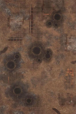 GAME MAT.EU 6'x4' G-Mat Battle Mat: Fallout Zone - Gamemat.eu