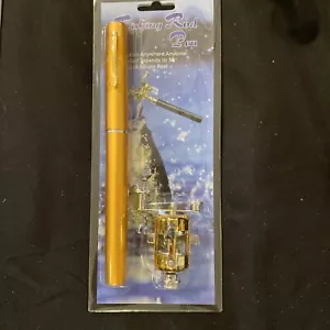 Mini Pocket Fishing Rod Pen Aluminium Alloy and Brass Rod Expands to 38" - Picture 1 of 4