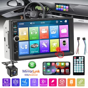 7" Autoradio Multimedia MP5 Player Bluetooth 4 Lautsprecher 2DIN Autoradio - Bild 1 von 16