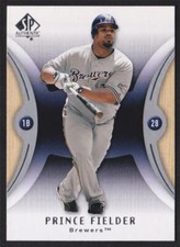 2007 SP Authentic #28 Prince Fielder Milwaukee Brewers