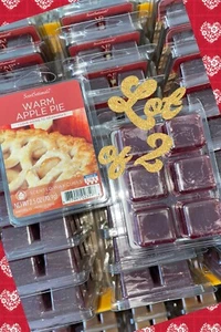 ScentSationals PASTEL DE MANZANA CALIENTE 🥧 Barra de cera perfumada PAQUETE 2,5 OZ Lote X 2 ROJO - Imagen 1 de 6