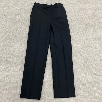 H&M Black Straight Leg Pants Boys Size 7 NEW - Image 1 of 4