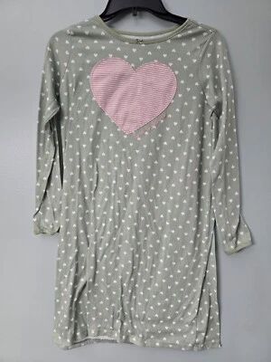 Camisola feminina Carters manga longa rosa coração amor para dormir tamanho 12-14A - Imagem 1 de 4