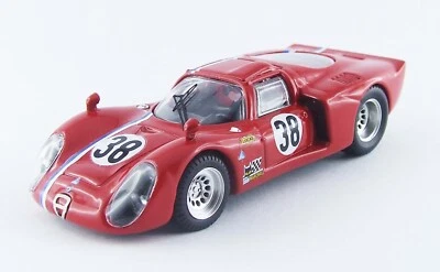 1:43 Best Alfa Romeo 33.2 Coupe Le Mans Test 1968 Gosselin/Trosch #38 Be9502 Mod - Image 1 of 2