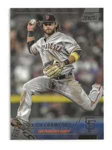 BRANDON CRAWFORD 2022 Topps Stadium Club Base Card San Francisco Giants (#102) - Picture 1 of 2