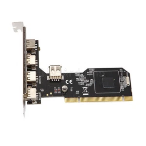 Controlador PCI de 5 puertos USB 2.0 alta velocidad 480 Mbps módulo concentrador de tarjeta adaptador - Imagen 1 de 4