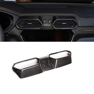 Cubierta de ventilación del tablero de instrumentos central de fibra de carbono real para Lamborghini URUS 2018-2022 - Imagen 1 de 5
