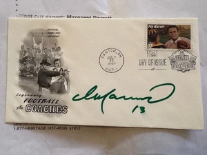 DAN MARINO AUTOGRAPHED POP WARNER 1997 FOOTBALL COACHES FIRST DAY ISSUE 32 Cents - Picture 1 of 2