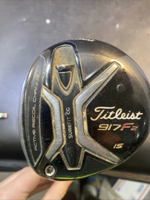 Titleist 917 F2 3 Fairway Wood 15* Bassara Shaft LH Good Condition - Image 1 of 4