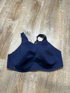 Brooks Sports Bra 40E Dare Navy Blue Underwire 350078 - Picture 1 of 5