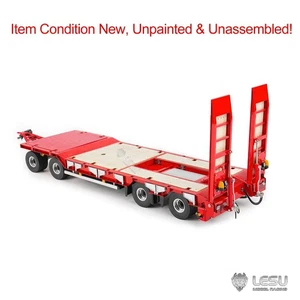 Metal 1/14 RC Hydraulic Full Trailer LESU KIT DIY for 2.4G RC Transport Truck - Picture 1 of 17
