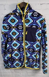 WESC Unisex Polar Fleece Jacket Men's Med Women's Lg Moritz Aztec Full Zip - Picture 1 of 7