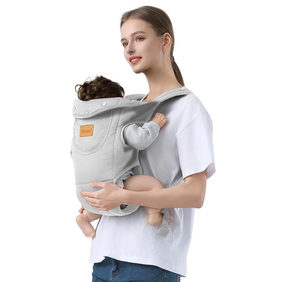 Shiaon Baby Carrier Newborn Toddler Sling Ergonomic Breathable Adjustable 7-30lb - Image 1 of 4