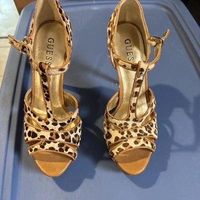 Women’s GUESS Animal Print High Heels US 8 - Image 1 of 4