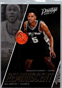 2016-17 Panini Prestige - Reminiscent Dejounte Murray, Will Barton #12 (RC) - Bild 1 von 2
