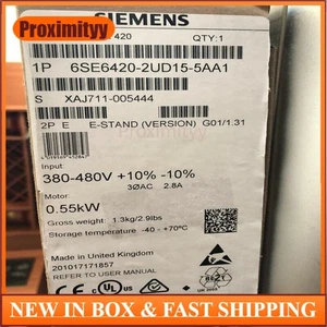 Nuevo Siemens 6SE6 420-2UD15-5AA1 6SE6420-2UD15-5AA1 MICROMASTER420 sin filtro - Imagen 1 de 9