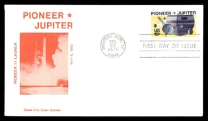 Mayfairstamps US FDC 1975 Pioneer Jupiter Pioneer 11 Launch First Day Cover aau_ - Picture 1 of 2