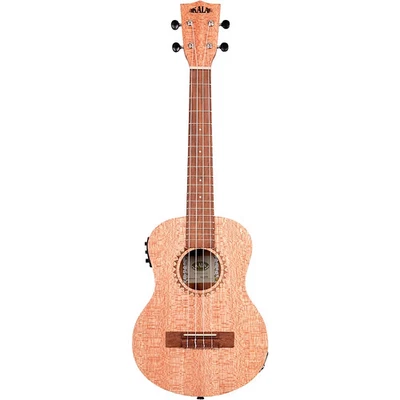 Ukulele elétrico acústico Kala Burled Meranti tenor natural - Imagem 1 de 4