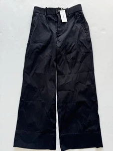 SPANX stretch twill wide leg classic Black Small - Picture 1 of 4