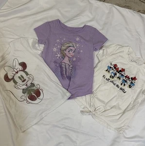 Disney Girls Shirts Spring/Summer Lot of 3 Youth Size: 6X - Picture 1 of 8