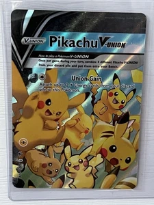 Pikachu V-Union SWSH139: Sword & Shield Promo Card Near Mint + - Picture 1 of 2
