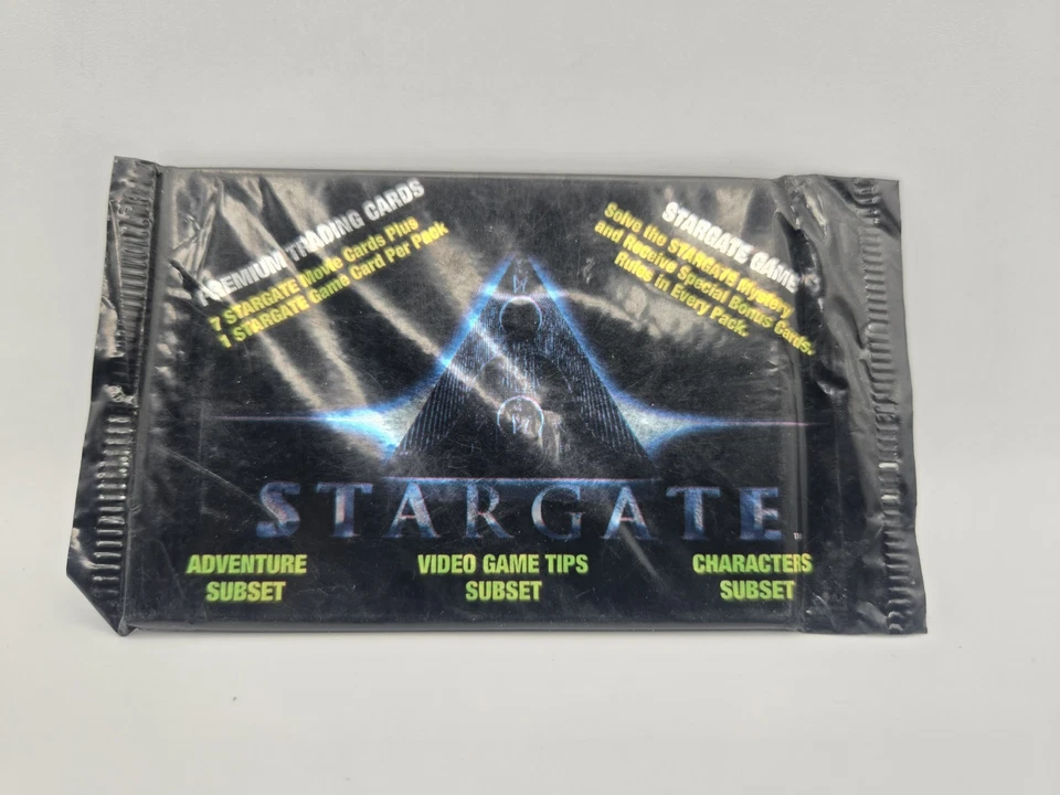 (1) Tarjetas coleccionables premium de la película Stargate 1994 paquete sellado de fábrica de la caja NUEVO Foto 1 de 3