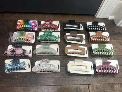 Женские большие заколки-когти для волос - Изображение 1 из 4