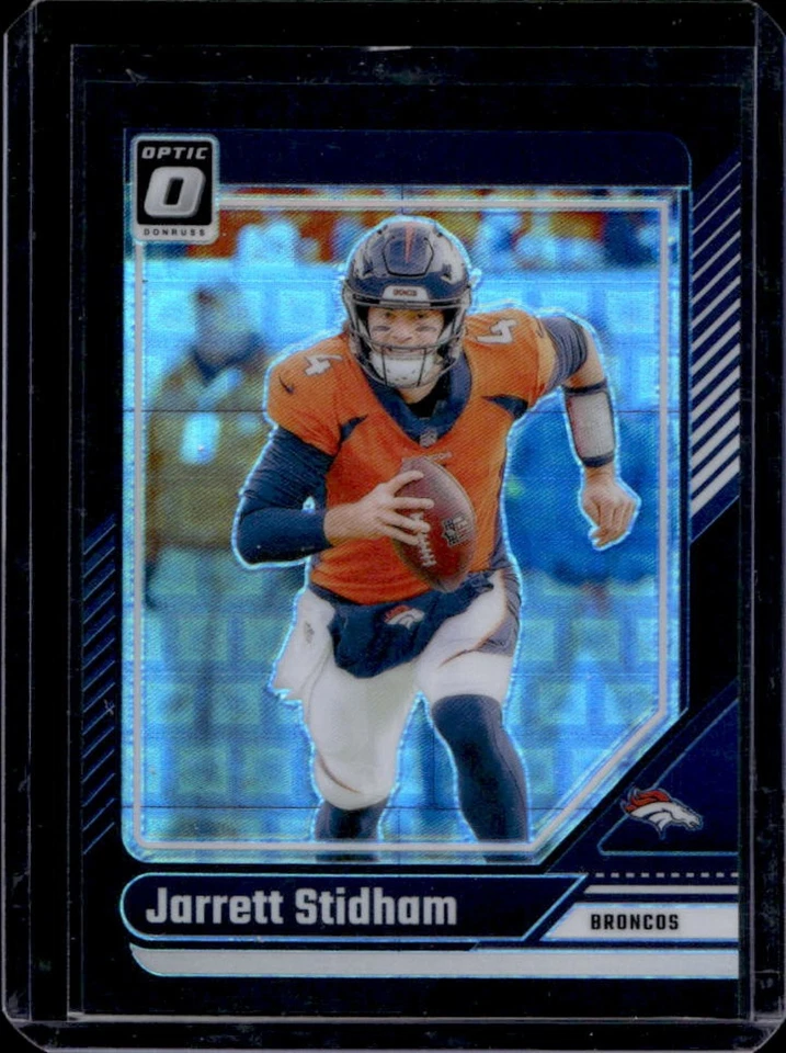 2024 Donruss Optic Jarrett Stidham Black Pandora #5/25 Broncos - Image 1 of 2