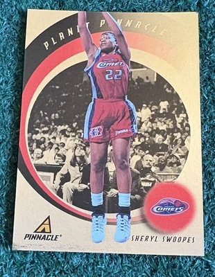 SHERYL SWOPES - WNBA HOF - 1998 PINNACLE WNBA PLANET PINNACLE INSERT CARD # 10 - Image 1 of 3