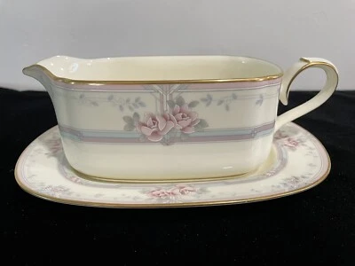 Noritake Magnificence Gravy Boat & Underplate (Relish/Butter) Excellent! - Image 1 of 4