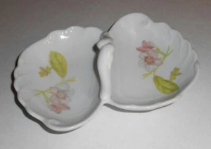 BOTANICA BY GEORGES BRIARD OVENWARE FLORAL BUTTERFLY DISH (7" X 6") - EXCELLENT - Imagen 1 de 3