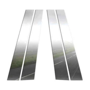 Chrome Pillar Post Covers for 1992-2011 Mercury Grand Marquis 4 Pieces - Picture 1 of 3