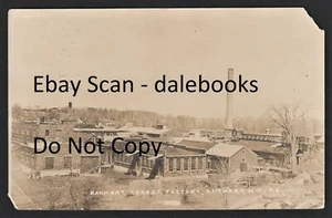 RARA cartolina fotografica reale - Baumert Cheese Factory - Anversa NY anni '20 RPPC - Foto 1 di 2