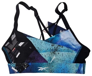 REEBOK Beautiful Ladies TS Hero Strappy Urban SL Seatea Multicolour Top XS - Picture 1 of 4