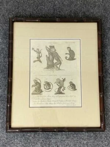 Antique 1797 Original Print Encyclopedia Britannica SIMIAE Sapajous Andrew Bell - Picture 1 of 9