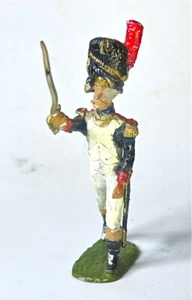 French , Napolionic era Guard Officer with sword - Imagen 1 de 5