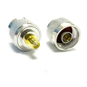 1PC SMA female jack to N-male plug RF coaxial connector adapter NEW gold/nickel - Picture 1 of 8