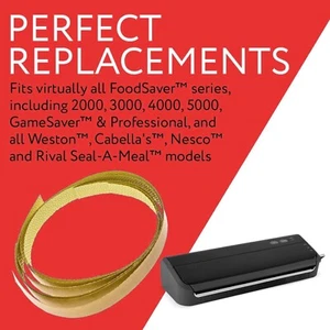 3 STRIPS Food Saver Replacement Heat for Vacuum Sealers 18"x0.5" - Picture 1 of 5