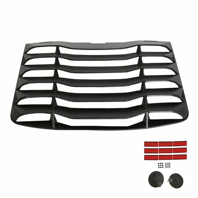 For 03-08 Nissan 350Z Matte Black Rear Windshield Louvers Cover ABS - Image 1 of 4